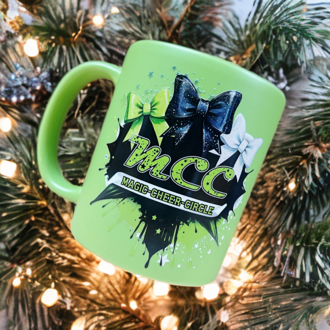 Tasse 330ml matt grün - MCC Design 3Bows